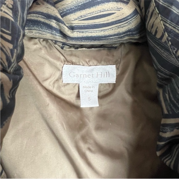 Garnet Hill Printed Down Fill Coat - Picture 7 of 10